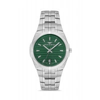 Ferro Gümüş Çelik Kordon Erkek Kol Saati FM40143A-A6 Tüm Fonksiyonlar Aktif 3 ATM Su Geçirmez