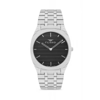 Ferro Gümüş Çelik Kordon Erkek Kol Saati FM43004A-A2 Tüm Fonksiyonlar Aktif 3 ATM Su Geçirmez
