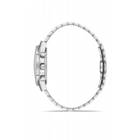 Ferro Gümüş Çelik Kordon Erkek Kol Saati FM43011A-A Tüm Fonksiyonlar Aktif 3 ATM Su Geçirmez