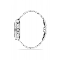 Ferro Gümüş Çelik Kordon Erkek Kol Saati FM43023AWT-A4 Tüm Fonksiyonlar Aktif 3ATM Su Geçirmez