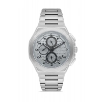 Ferro Gümüş Çelik Kordon Erkek Kol Saati FM43024A-A4 Tüm Fonksiyonlar Aktif 3ATM Su Geçirmez