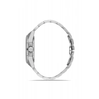 Ferro Gümüş Çelik Kordon Erkek Kol Saati FM43025A-A15 Tüm Fonksiyonlar Aktif 3ATM Su Geçirmez