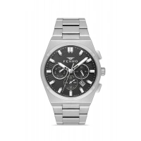 Ferro Gümüş Çelik Kordon Erkek Kol Saati FM43027A-A2 Tüm Fonksiyonlar Aktif 3ATM Su Geçirmez