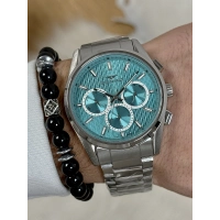 Ferro Gümüş Çelik Kordon Erkek Kol Saati FM43031A-A15 Tüm Fonksiyonlar Aktif 3ATM Su Geçirmez