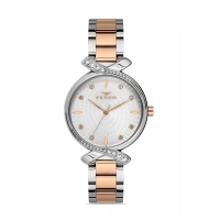 Ferro Gümüş Çelik Kordon Kadın Kol Saati FL21254A-E