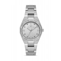 Ferro Gümüş Çelik Kordon Kadın Kol Saati FL40134A-A 3ATM Su Geçirmez 2 Yıl Garantili HediyePaketli