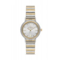 Ferro Gümüş Çelik Kordon Kadın Kol Saati FL40149A-D 3ATM Su Geçirmez 2 Yıl Garantili HediyePaketli