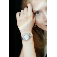 Ferro Gümüş Çelik Kordon Kadın Kol Saati FL43003A-A 3ATM Su Geçirmez 2 Yıl Garantili HediyePaketli