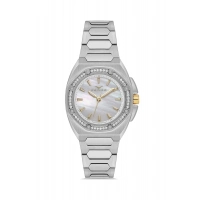 Ferro Gümüş Çelik Kordon Kadın Kol Saati FL43026A-A 3ATM Su Geçirmez 2 Yıl Garantili HediyePaketli