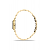 Ferro Sarı Çelik Kordon Kadın Kol Saati FL43028A-B 3ATM Su Geçirmez 2 Yıl Garantili HediyePaketli