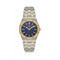 Ferro Sarı ve Gümüş Çelik Kordon Kadın Kol Saati FL43029A-D3 3ATM Su Geçirmez 2 Yıl Garantili