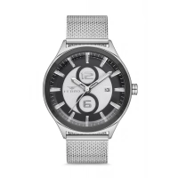 Ferro Gümüş Hasır Kordon Erkek Kol Saati F11090C-J2