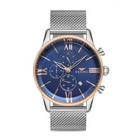 Ferro Silver Mesh Strap Mens Wristwatch FM1536C-E