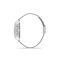 Ferro Gümüş Hasır Kordon Erkek Kol Saati FM21292C-A Tüm Fonksiyonları Aktif 3 ATM Su Geçirmez