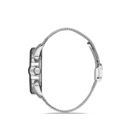 Ferro Gümüş Hasır Kordon Erkek Kol Saati FM31306C-J2 Tüm Fonksiyonları Aktif 3 ATM Su Geçirmez