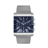 Ferro Silver Mesh Strap Mens Wristwatch FM41292C-A3