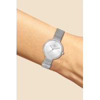 Ferro Gümüş Hasır kordon Kadın Kol Saati F21045C-979-A 3ATM Su Geçirmez 2 Yıl Garantili