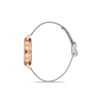 Ferro Gümüş Hasır Kordon Kadın Kol Saati FL21242C-E 3ATM Su Geçirmez 2 Yıl Garantili Hediye Paketli