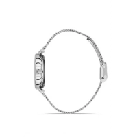 Ferro Gümüş Hasır Kordon Kadın Kol Saati FL21297C-A 3ATM Su Geçirmez 2 Yıl Garantili HediyePaketli