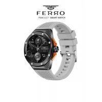 Ferro Gümüş Silikon Kordon Akıllı Kol Saati FSW1117D-GG