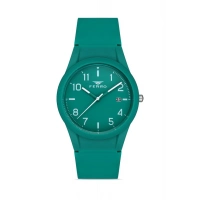 Ferro Green Silicone Band Mens Wristwatch F11341D-ZG