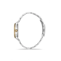 Ferro Gümüş ve Sarı Çelik Kordon Kadın Kol Saati FL21349A-D 3ATM Su Geçirmez 2 Yıl Garantili