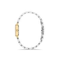 Ferro Gümüş ve Sarı Çelik Kordon Kadın Kol Saati FL21384A-D 3ATM Su Geçirmez 2 Yıl Garantili