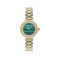 Ferro Gümüş ve Sarı Çelik Kordon Kadın Kol Saati FL21493A-D6 3ATM Su Geçirmez 2 Yıl Garantili