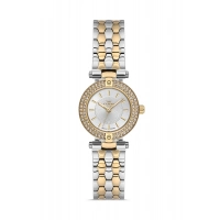 Ferro Gümüş ve Sarı Çelik Kordon Kadın Kol Saati FL21608AWT-D 3ATM Su Geçirmez 2 Yıl Garantili