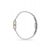 Ferro Gümüş ve Sarı Çelik Kordon Kadın Kol Saati FL21764AWT-D6 3ATM Su Geçirmez 2 Yıl Garantili