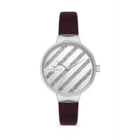 Ferro Kahverengi Deri Kordon Kadın Kol Saati F21153B-K2 3ATM SuGeçirmez 2 YılGarantili HediyePaketli