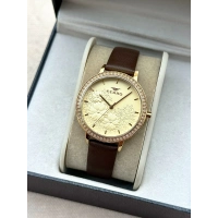 Ferro Kahverengi Deri Kordon Kadın Kol Saati FL21242B-O 3ATM SuGeçirmez 2 YılGarantili HediyePaketli