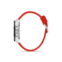 Ferro Kırmızı Çelik Kordon Erkek Kol Saati FM31398A-J8 Tüm Fonksiyonlar Aktif 3 ATM Su Geçirmez