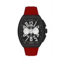 Ferro Kırmızı Silikon Kordon Erkek Kol Saati FM11444D-ZK Fonksiyonları Aktif 3ATM Su Geçirmez