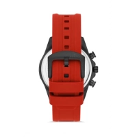 Ferro Kırmızı Silikon Kordon Erkek Kol Saati FM31361D-ZK Tüm Fonksiyonları Aktif 3 ATM Su Geçirmez