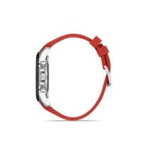 Ferro Kırmızı Silikon Kordon Erkek Kol Saati FM31380D-J2 Tüm Fonksiyonlar Aktif 3 ATM Su Geçirmez