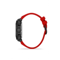 Ferro Kırmızı Silikon Kordon Erkek Kol Saati FM31396D-ZK Tüm Fonksiyonlar Aktif 3 ATM Su Geçirmez