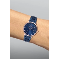 Ferro Lacivert Çelik Kordon Erkek Kol Saati F1924A-T