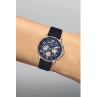 Ferro Lacivert Deri Kordon Erkek Kol Saati FM11146B-E3 Fonksiyonları Aktif 3ATM SuGeçirmez