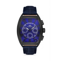 Ferro Lacivert Deri Kordon Erkek Kol Saati FM11447B-ZA Fonksiyonları Aktif 3ATM Su Geçirmez