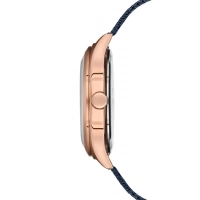 Ferro Lacivert Hasır Kordon Erkek Kol Saati F11090C-T 3ATM Su Geçirmez 2Yıl Garantili  HediyePaketli