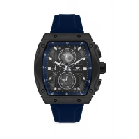 Ferro Lacivert Silikon Kordon Erkek Kol Saati FM11351D-ZA2 Fonksiyonları Aktif 3ATM Su Geçirmez