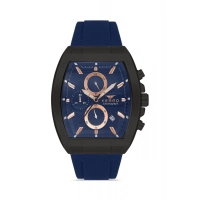 Ferro Navy Blue Silicone Band Mens Wristwatch FM31325D-ZA