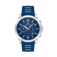 Ferro Lacivert Silikon Kordon Erkek Kol Saati FM31362D-LTüm Fonksiyonları Aktif 3 ATM Su Geçirmez