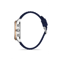 Ferro Navy Blue Silicone Band Mens Wristwatch FM31920D-L