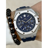 Ferro Lacivert Silikon Kordon Erkek Kol Saati FM43001D-L Tüm Fonksiyonlar Aktif 3 ATM Su Geçirmez