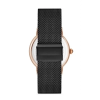 Ferro Black and Rose Mesh Strap Mens Wristwatch F11050C-1117-R2