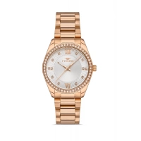 Ferro Rose Steel Strap Womens Wristwatch FL21263A-C