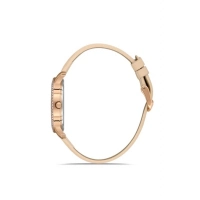 Ferro Powder Leather Strap Womens Wristwatch FL21264B-S2