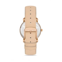 Ferro Powder Leather Strap Womens Wristwatch FL21264B-S2